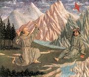 DOMENICO VENEZIANO The Stigmatization of St Francis (predella 1) df oil painting on canvas